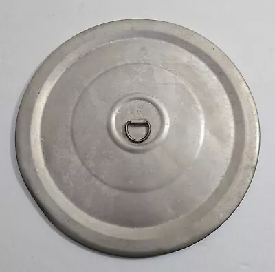 Vintage Pure Aluminum 9 Top Ring 9  Round Pot Pan Replacement Lid #112 • $9