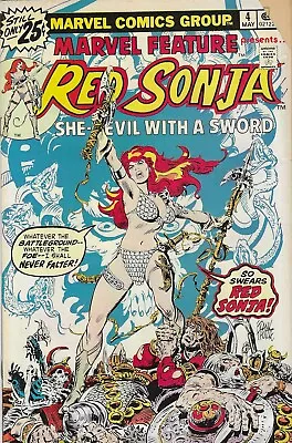 Marvel Feature (red Sonja) V.2 #4 May 1976! Very Good!! Marvel Classic!! • $4