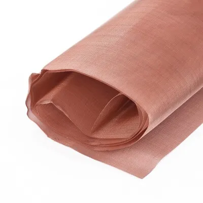 Mesh Metal Copper Woven Wire Filter Sheet Screen Dry Sifting 200 Microns Pollen • $17.26