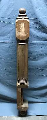 Antique Decorative Drop Finial Corner Newel Post 6x54 Old VTG Staircase 306-23B • $295