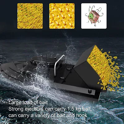 RC Fishing Bait Boat Automatic Dual Motor 1.5Kg Loading Wireless Fish Finde Gd1 • $325.27