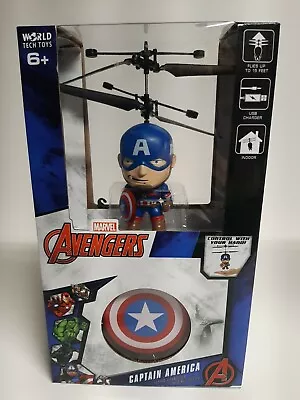 Captain America Fyling Character UFO Helicopter Marvel Avengers Control W Hand • $13.99