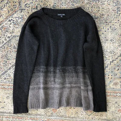 $32 • Buy Eileen Fisher Size XS Knit Pullover Sweater Yak Wool Silk Gray
