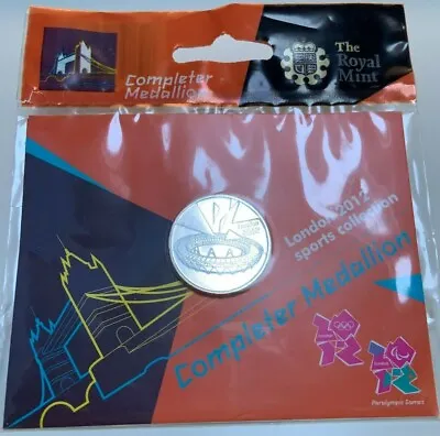 London 2012 OLYMPIC Sports Collection - Completer Medallion - Still Sealed  • £85