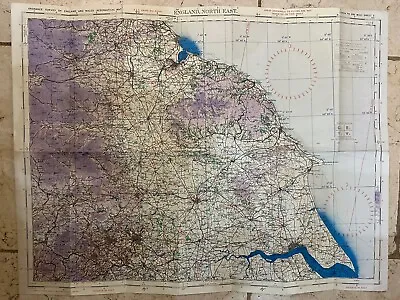 WW2 RAF Map England North East • £9.99