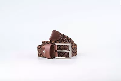 Sell A Lot 3 Handmade Leather Tubular Braided Belts One Size 50'' = 19$ • $19