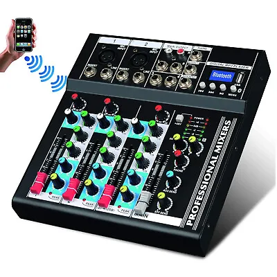 Professional Audio Mixer Sound Board Console System Interface 4 Channel Digital  • $69.69