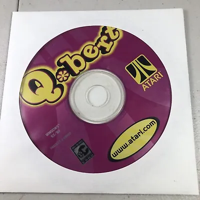 He’s Back! Q*Bert CD-Rom (1999 Hasbro) Windows  Atari Classic Video Game • $6.99