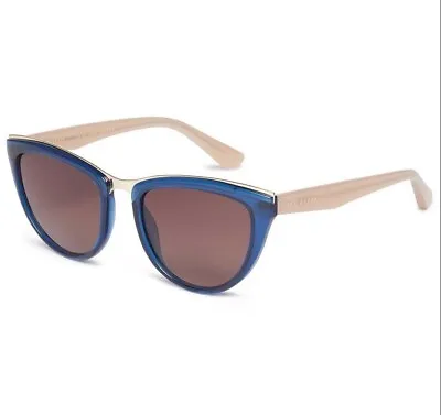 🕶️ TED BAKER Beige & Blue Petrine Women's Sunglasses • $65