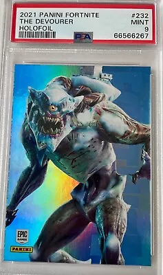 2021 Panini Fortnite Series 3 #232 The Devourer Holofoil PSA 9 USA • $39.99