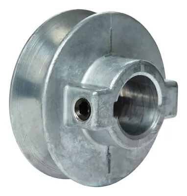 Chicago Die Cast 225A7 Zinc Die Cast V-Grooved Pulley 2-1/4 Dia. X 3/4 Bore In. • $12.62