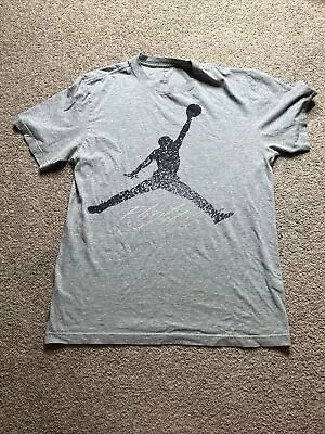 Nike Air Jordan Flight Jumpman Short Sleeve T-Shirt Men's Size Med Gray • $16.95