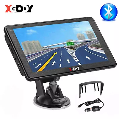 XGODY 7  GPS Navigator Navigation For Car Truck Free AU Maps Bluetooth Sat Nav • $80.99