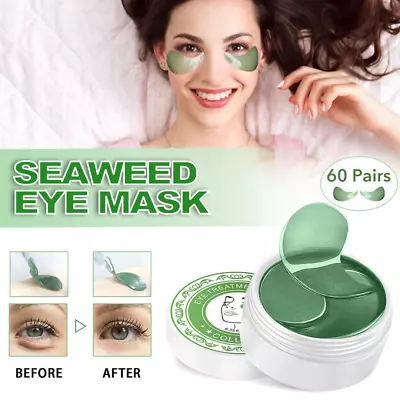 60Pcs Collagen Crystal Eye Pads Gel Eye Patches Anti Wrinkle Dark Circles Remove • $11.55