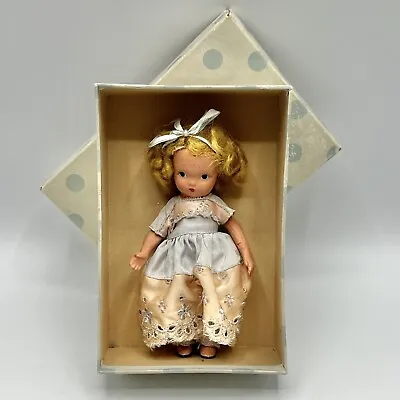 Vtg Nancy Ann Storybook Doll Bisque Elsie Marley # 131 Blonde Hair W/Box /cb • $35