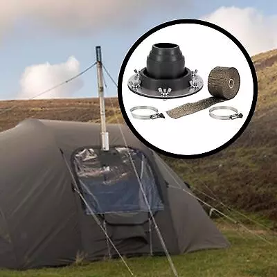 Roof Jack Pipe Boot Chimney Tent Accessory Yurt Travel Stove Tent Stove Jack • $62.95