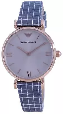 Emporio Armani Gianni T-Bar Grey Dial Quartz AR11386 Women's Watch • $268.09