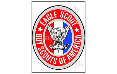 EAGLE Scout Edible Cake Decoration Sheet Image Frosting Topper Boy Scout Cupcake • $8.99