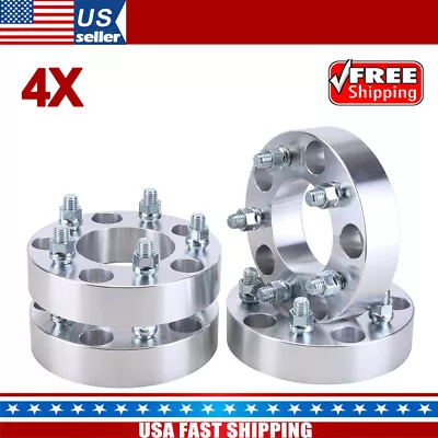 4 Pcs 2  5x5.5 To 6x5.5 Wheel Adapters 5x139.7 To 6x139.7 Fits For Jeep Ford Ram • $137.60