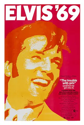 The Trouble With Girls - Elvis Presley - 1969 - Movie Poster - US Version • $10.99