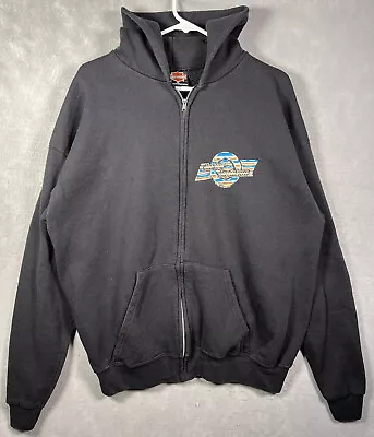 A1 Vintage 1992 Harley Davidson Holoubek Hoodie Sweatshirt Size XL Made In USA • $28