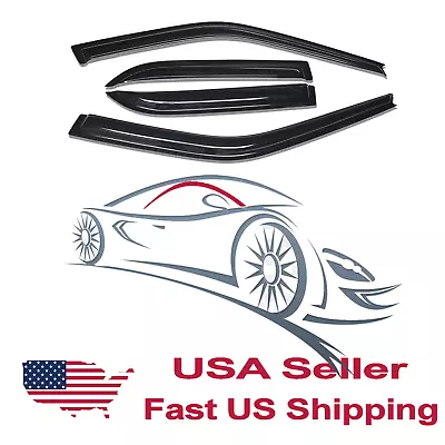 For Toyota Corolla 2009 - 2013 Black Deflector Window Vent Visor Wind Rain Guard • $39.99