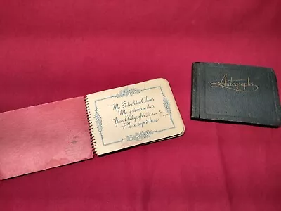 Lot Of 2 Vintage 1930's High School Autograph Books W/ Autos & Sayings  Michigan • $39.95