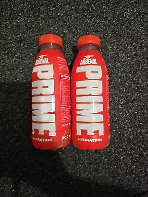 ARSENAL PRIME Hydration *RARE* Limited Edition X2 Bottles Sealed FAST SHIPPING • £13.95