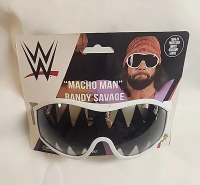  Macho Man  Randy Savage Novelty Glasses Sharktooth Wrestling WWE NEW • $12.99