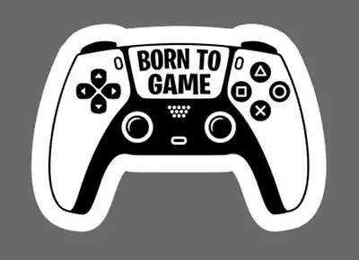 Gamer Gaming Playstation Xbox Nintendo Video Game Computer Vinyl Sticker • £4.49