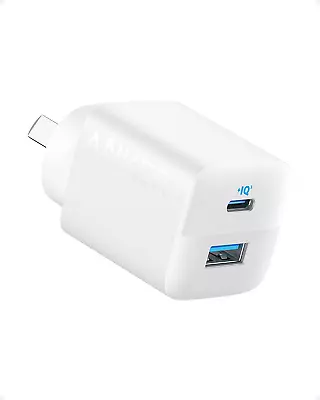 Anker 323 USB C Charger (33W) 2 Port Compact Charger IPhone Samsung Google Fast • $54.41