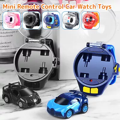Remote Control Car 2.4GHz USB Rechargeable Watch RC Racing Car Mini GrYeQ • $22.95