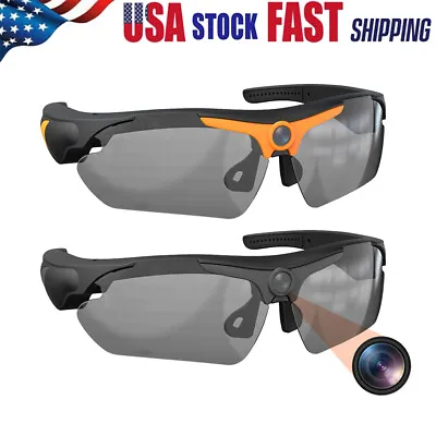 HD 1080P Mini Glasses Camera Sunglasses Eyewear DVR Video Recorder Camcorder USA • $29.25