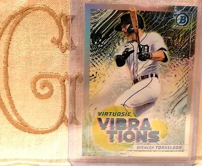 Spencer Torkelson Tigers 2022 Bowman Virtuosic Vibration #VV-2 🇬 • $1.77