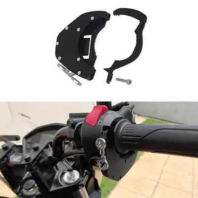 Motorcycle Cruise Control Throttle Lock Assist Thin Handlebar Black Universal • $21.50