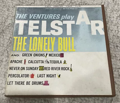 🔥THE VENTURES ~ PLAY TELSTAR ~ Reel To Reel Tape ~ 4 Track / 71/2 IPS RARE🔥 • $44