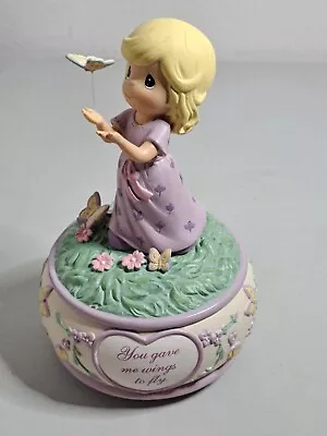 Precious Moment YOU GAVE ME WINGS TO FLY MUSICAL FIGURINE 990074- NO BOX • $25