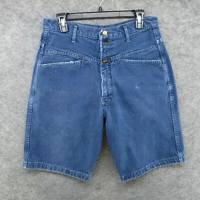 VTG Marithe Francois Girbaud Shorts Mens 31 Blue 11  Jorts Hip Hop Grunge Denim • $39.99