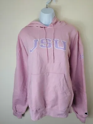 Vintage Champion JSU American University Women's Hoodie Pink Size Large • £12.80