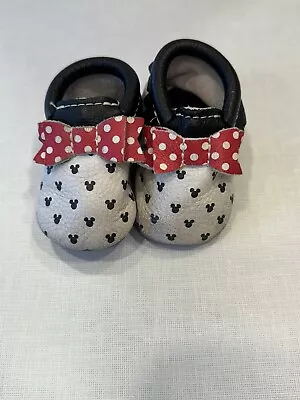 Freshly Picked Disney Baby Minnie Mouse Leather Baby Shoes Size 1 • $15