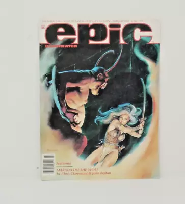 EPIC ILLUSTRATED #10 VF+ Bolton Cv Suydam Vess Veitch 1980 1982 • $5.59