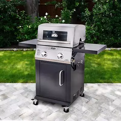 Cuisinart Two Burner Dual Fuel Propane Or Natural Gas Barbecue BBQ Grill • $379.91