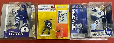 Nhl Mcfarlane Starting Lineup Lot Of 3 Toronto Maple Leafs Leetch Mccabe Gilmour • $35