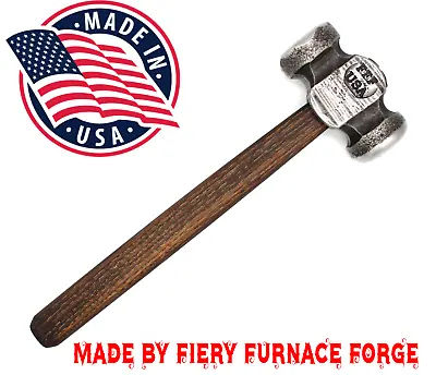 Fiery Furnace Blacksmith - 3.5 Pound Rounding Hammer - MADE IN THE USA • $160