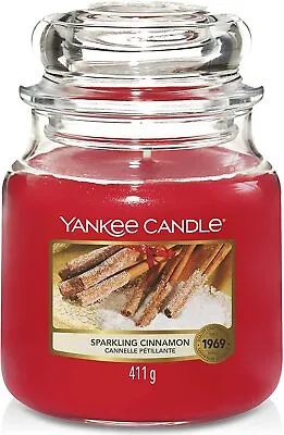 Yankee Candle Sparkling Cinnamon Medium Jar Candle • £14.99