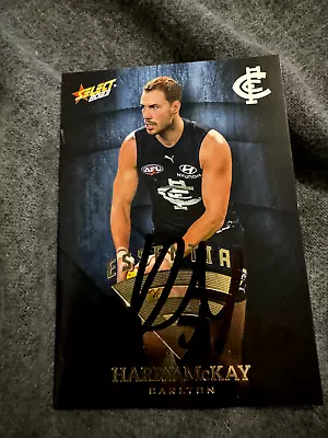 Harry Mckay  **hand-signed** Carlton Blues  Select Essential Insert Card • $20