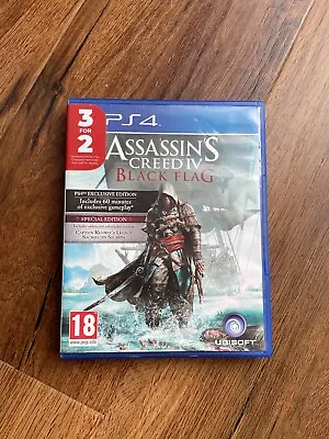 £10.95 • Buy Assassins Creed Black Flag (Playstation 4 PS4 Game)