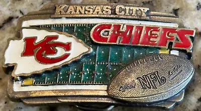 Great American Products NFL Kansas City Chiefs Belt Buckle G10 • $24.99