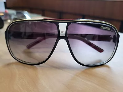$95 • Buy Carrera Sunglasses Grand Prix 2 Black & Red Sports Mens - Excellent Cond.