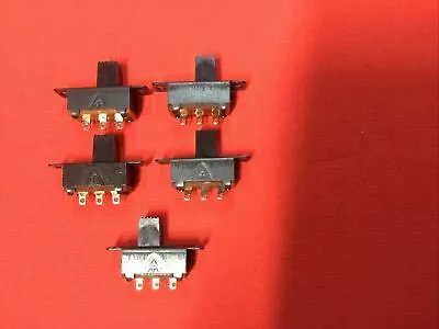 Lot Of 5 Mini 2 Position ON-OFF 3 Pin Slide PCB Panel Power Micro Switch SPDT • $7.99